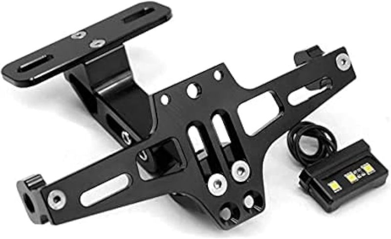 Kit soporte de matricula para sustituir guardabarros trasero Universal
