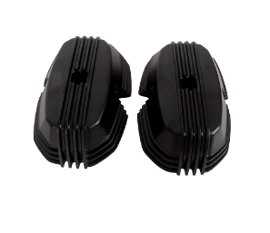 Set de Tapas de válvulas cuadradas Negras para Bmw R100, R80, R65 Y R45