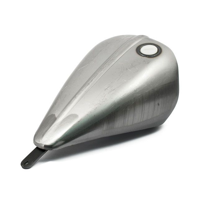 00-05 Softail- Deposito de gasolina Amen style ribbed gas tank, 2.35 gallon