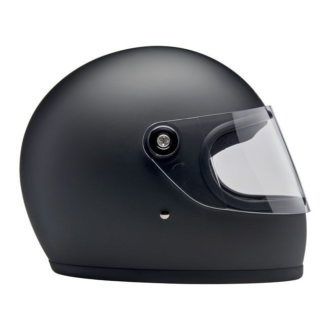 Casco Biltwell Gringo S helmet con visera negro mate
