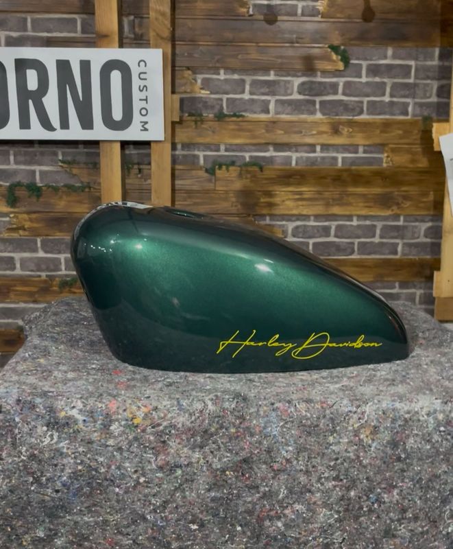 1983-2022 XL- Carcasa funda cubre depósito de gasolina Verde brillo para todos los años y modelos de XL Sportster