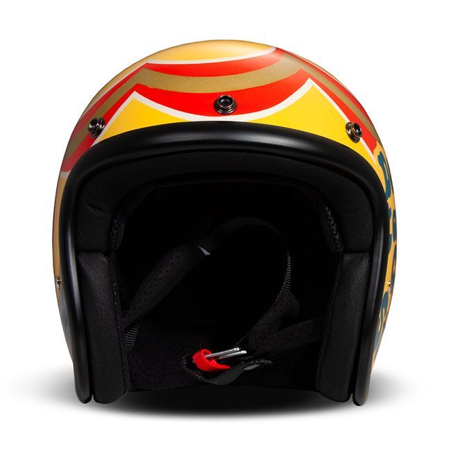chupa chups motorcycle helmets TORC Newport T1 Retro Helmet DOT/ECE Collab Special Edition Chupa Chups Casco De Lorenzo