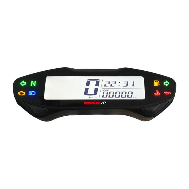 MARCADOR VELOCIMETRO HOMOLOGADO KOSO, DB03-RN MULTIFUNCTIONAL ODÓMETRO UNIVERSAL