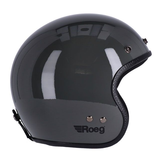 Casco Roeg JETT Slate grey gloss gris brillo