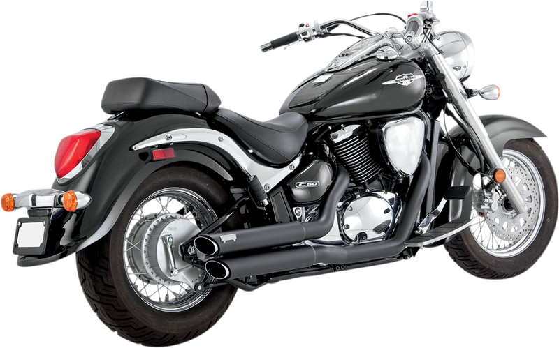 05-09 INTRUDER 800-  Escape Vance & Hines Twin Slash Staggereds