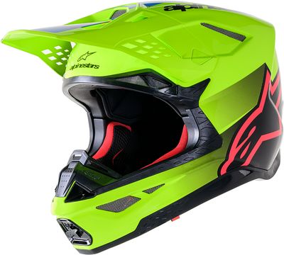 CASCO ALPINESTARS HELMET SM10 UNIT YL/BK CASCO ALPINESTARS HELMET SM10 UNIT YL/BK