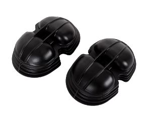 Set de Tapas de válvulas redondas Negras para Bmw R100, R80, R65 Y R45