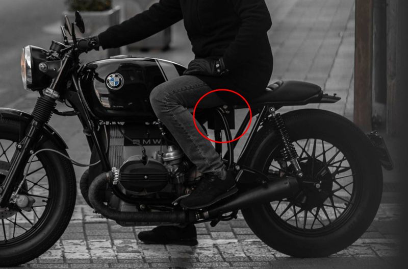 Caja batería bajo asiento Para Bmw R100,  R80, R65 y R65