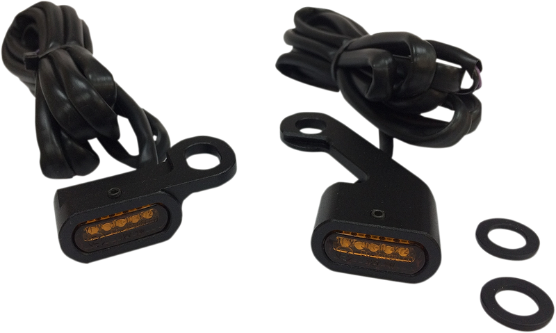 14-22 XL- Set de DOS intermitentes LED Homologados DRAG SPECIALTIES para manillar Sportster