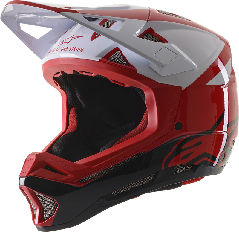 CASCO ALPINESTARS HELMET M-COSMOS RD/WT
