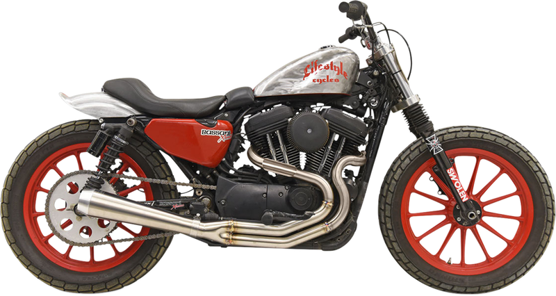 04-22 XL- Escapes BASSANI XHAUST Road Rage III altas prestaciones para Sportster