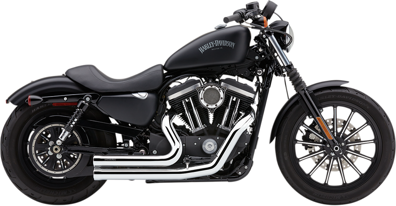 Escapes COBRA Speedster Short 909 cromados para Harley Davidson Sportster