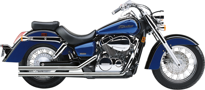 Escapes COBRA Lo-Boy Shotgun cromados para Honda Shadow 750