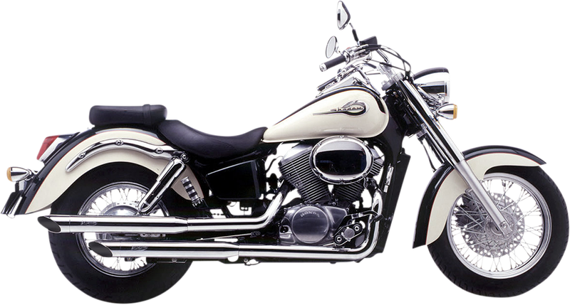 97-02- Escapes HOMOLOGADOS Leo Vince para Honda Shadow 750 cromados
