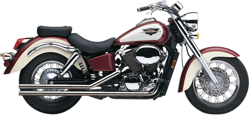 Escapes COBRA Lo-Boy Shotgun cromados para Honda Shadow 750