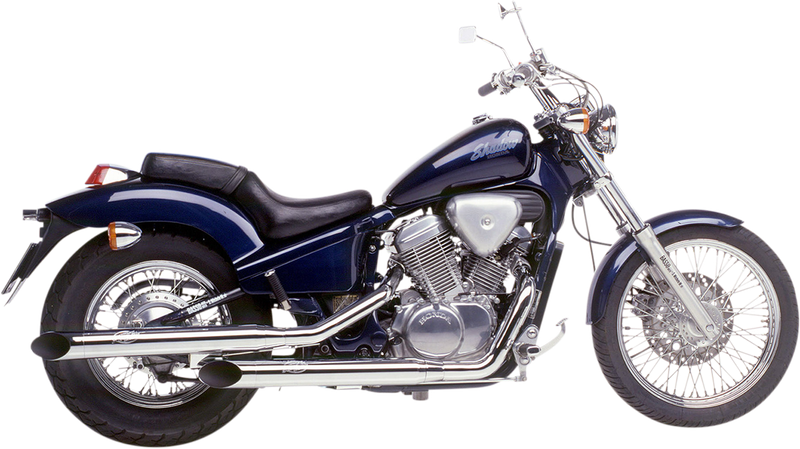 Escapes HOMOLOGADOS Leo Vince cromados para Honda Shadow 600