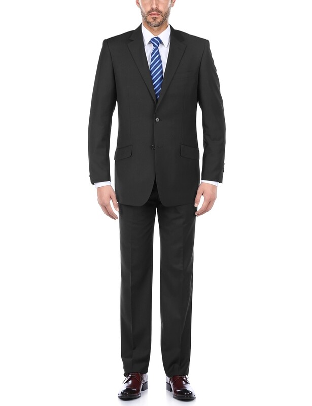 100% Wool Black Slim Fit or Modern Classic  Suit