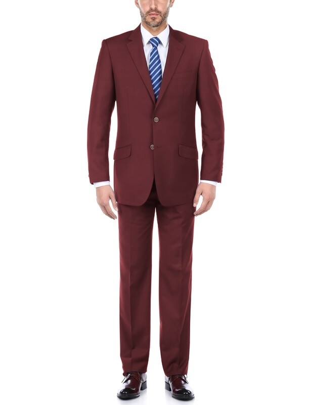 Burgundy Micro-Tech Slim Fit or Modern Classic  Suit