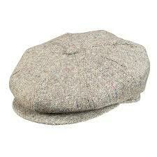SQUIRE TWEED NEWSBOY CAP