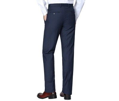 Black 100% Wool Separate Suit Pant