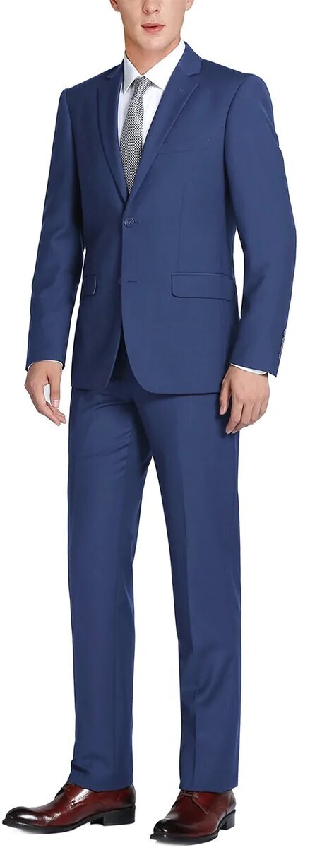 Cobalt Blue Micro-Tech Slim Fit or Modern Classic  Suit