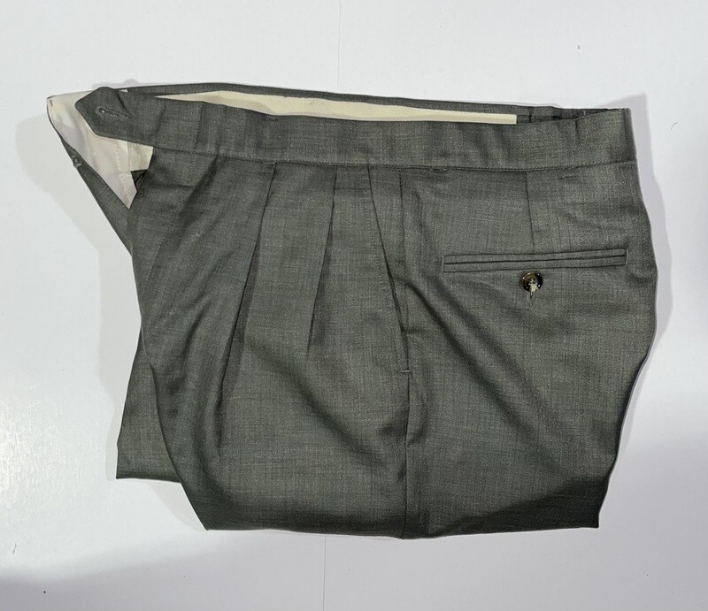 30R Genuine Sansabelt Pants - (Light Green) - 100% Polyester - Pleated Front - Side Pocket - Washable