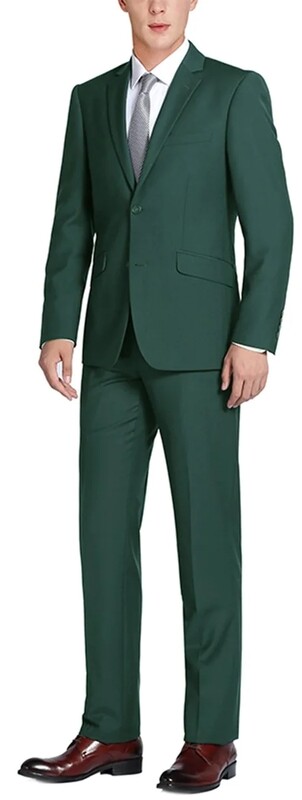 Green Micro-Tech Slim Fit or Modern Classic  Suit