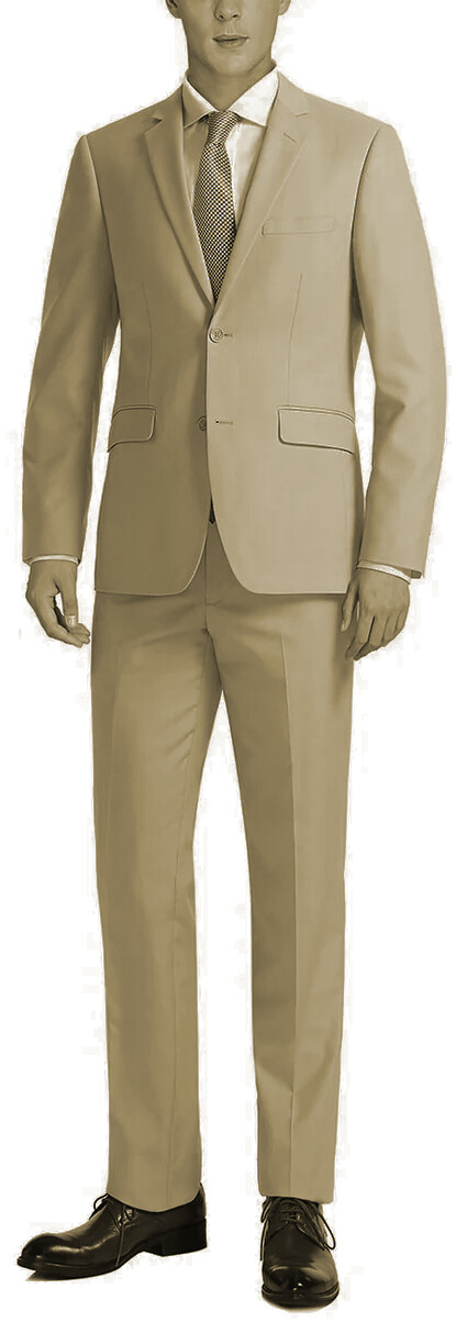 100% Wool Tan Slim Fit or Modern Classic Suit