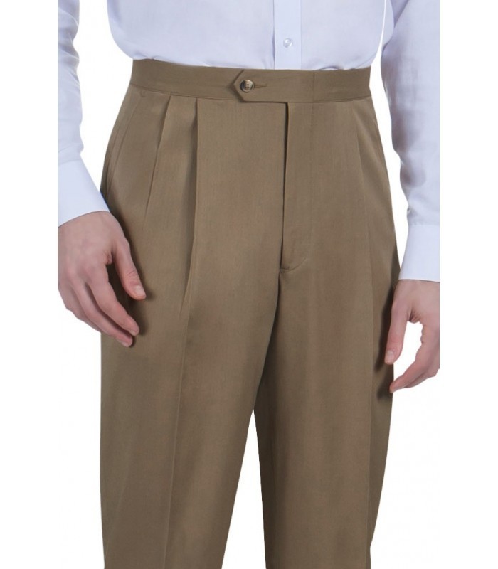 Genuine Sansabelt Melange SIDE POCKET PLEATED