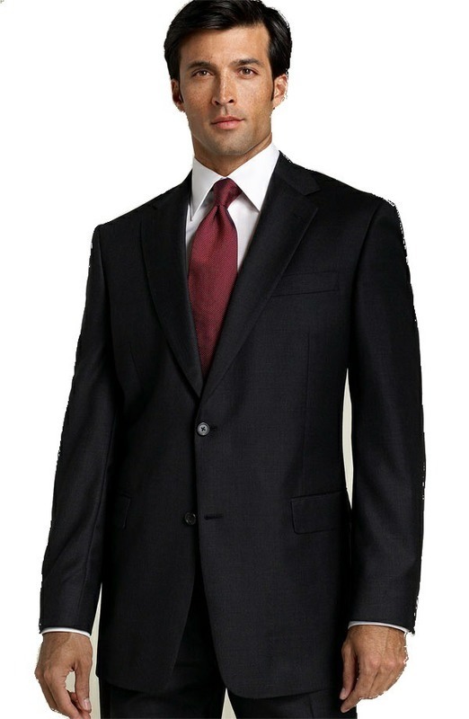 Milbern Private Label Super 100's Charcoal Grey Suit