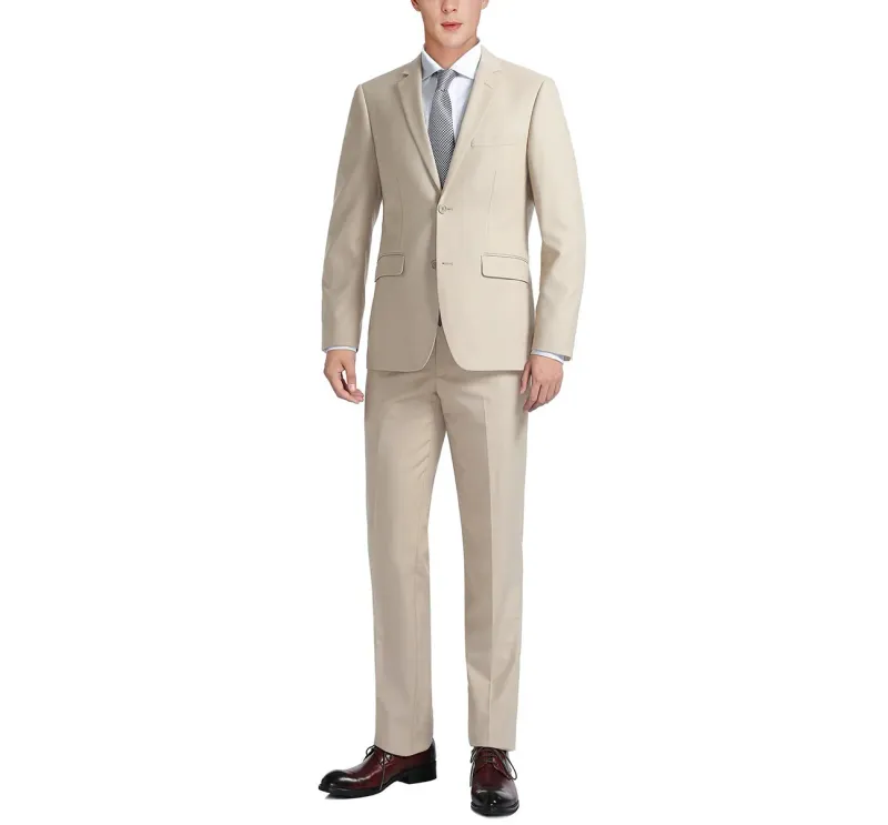 Tan Micro-Tech Slim Fit or Modern Classic  Suit