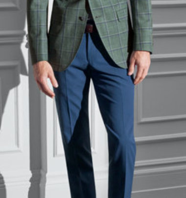 Giani Manzoni Super 100&#39;s Comfort Stretch Gabardine Twill (Flat Front)