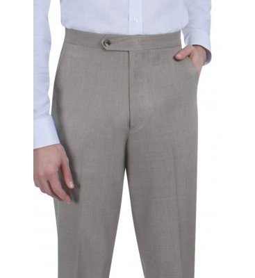 Genuine Sansabelt Four Seasons Wool Blend Side Pocket Flat Front