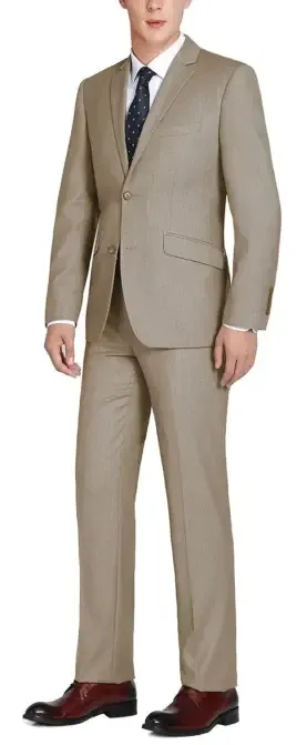 Heather Tan Micro-Tech Slim Fit or Modern Classic  Suit
