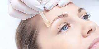 Brow wax and tint