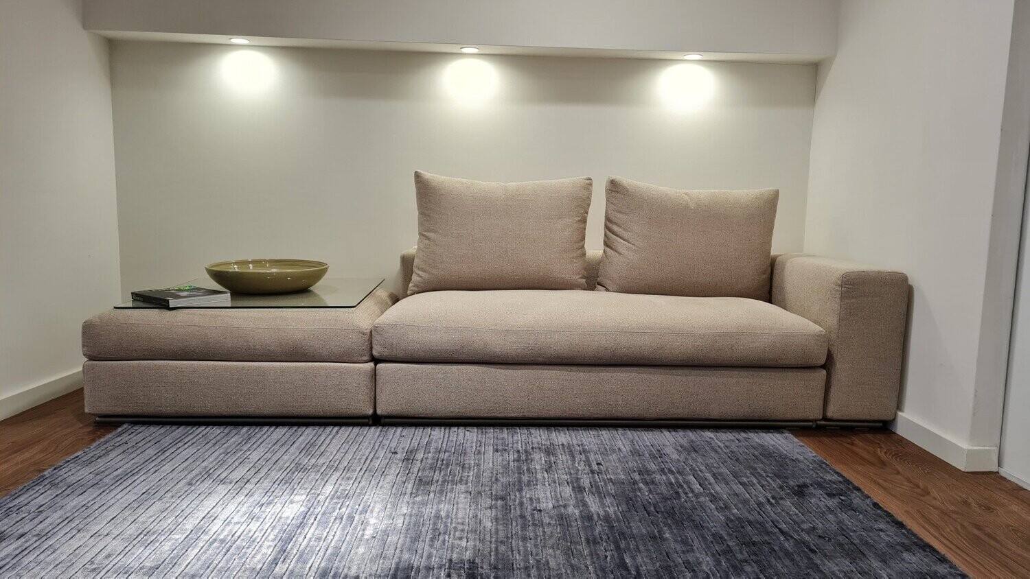 CAMERICH Sofa Modell Freetown in Stoff Beige Top Zustand!