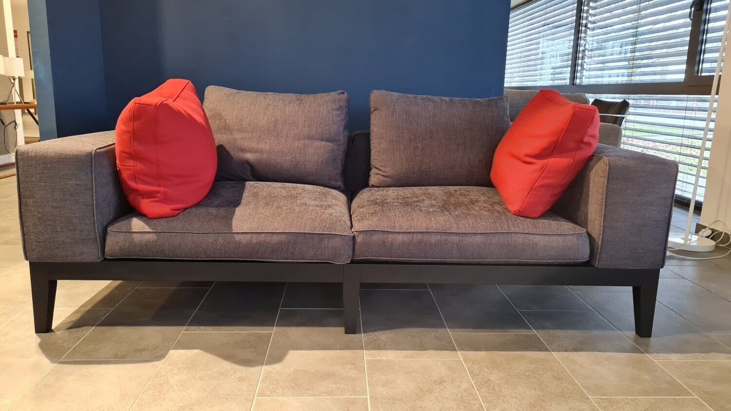 CAMERICH Sofa Modell Moodie in Stoff Dunkelgrau Top Zustand!