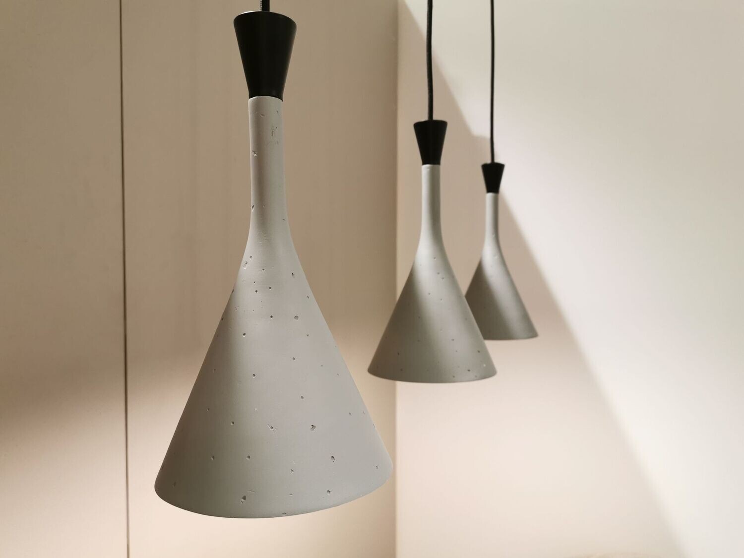 Designer Hängelampe, Beton, neu!