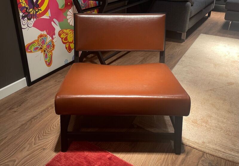 CAMERICH Sessel, Modell ERIC, Leder, Cognac, w. Neu!