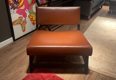 CAMERICH Sessel, Modell ERIC, Leder, Cognac, w. Neu!