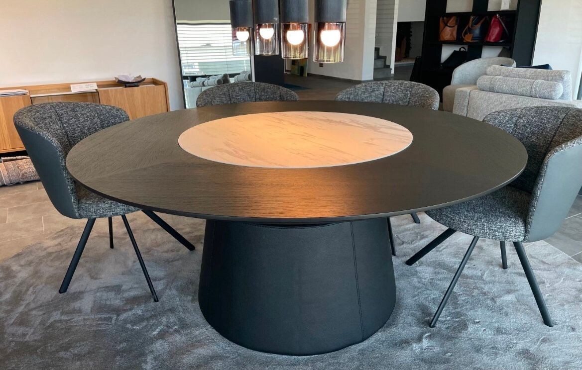 PG22 Tisch, Modell TONDO mit Drehteller, Neu!