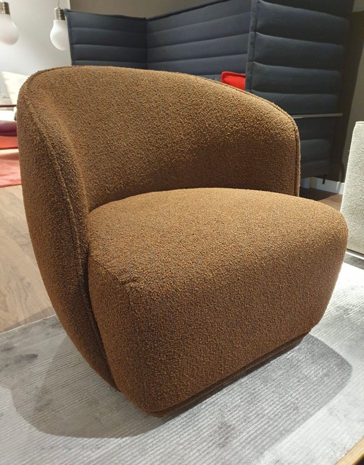 PG22 Sessel, Modell OSCAR Lounge Chair, Stoff, Bronce, neu!