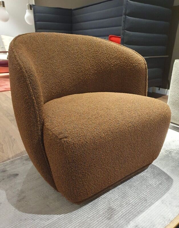 PG22 Sessel, Modell OSCAR Lounge Chair, Stoff, Bronce, neu!