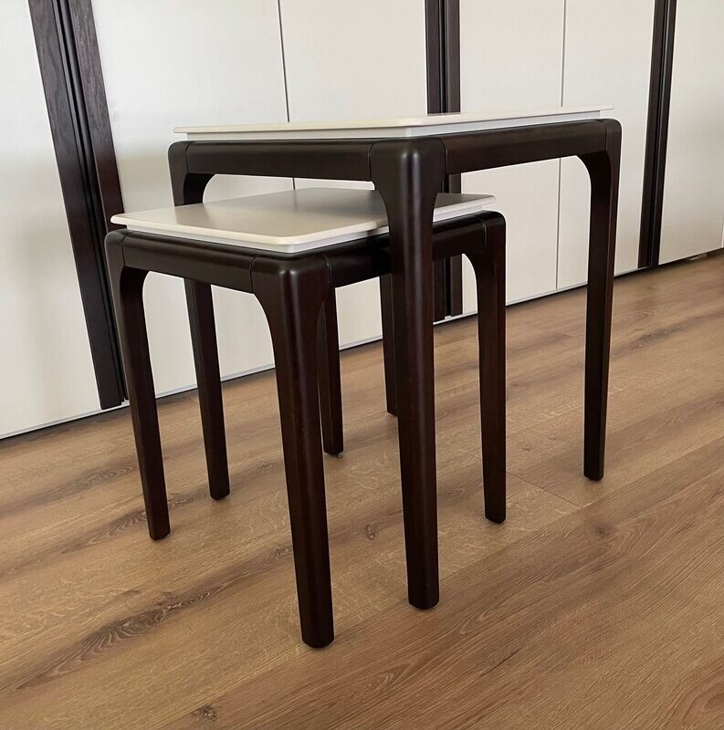 PG22 Side Table Set, Modell PARS, Lightgrey, neu!