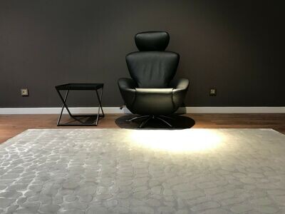 Cassina Sessel mit Funktion Modell DODO, in Leder Schwarz, w Neu!