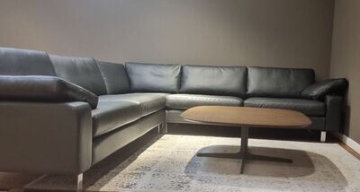 COR Conseta, Ecksofa, Leder schwarz, w. Neu! COR Conseta, Ecksofa, Leder schwarz, w. Neu!