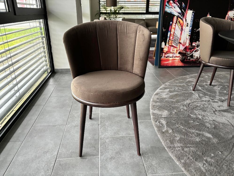 PG22 Stuhl, Modell Lipa, Stoff Olivgrün, Neu
