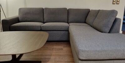 Cor Ecksofa Modell Conseta Stoff Grau, w Neu Cor Ecksofa Modell Conseta Stoff Grau, w Neu