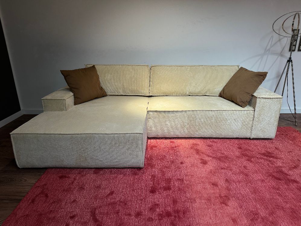 PG22 Sofa Modell Pola mit Schlaffunktion in Stoff Beige