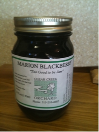 Clear Creek Marion Blackberry Jam